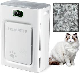 P358 Heapets Pet Air Purifier For Home Large Room Up To 2000 Sq Ft H13 Hepa Double-sided