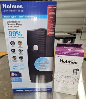 Hap9413b Holmes Air Purifier Model Hep-type Aer1 Filtration Plus 2 Filters