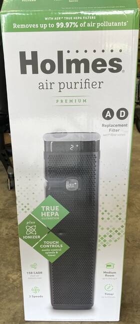 Hap9435b Holmes Hepa Type Aer1 Air Purifier Black