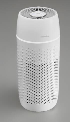 Ap-p30 Homedics 5-in-1 Petplus Air Purifier Large Room Hepa Essential Oil White