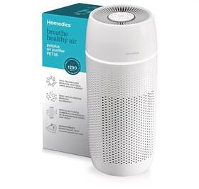 Ap-pet35-wt Homedics 5 In 1 Petplus Air Purifier For Large Rooms With Hepa And Essential
