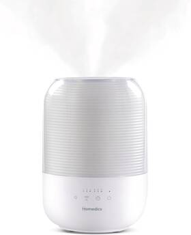 Uhe-cmtf63amz-rm Homedics Ultrasonic Cool Mist Humidifier Top-fill 3l Water Tank White