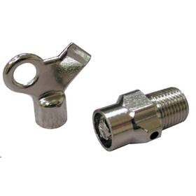 509-4410 Homewerks 1/8 Inch Mip Radiator Air Vent And Key 509 4410