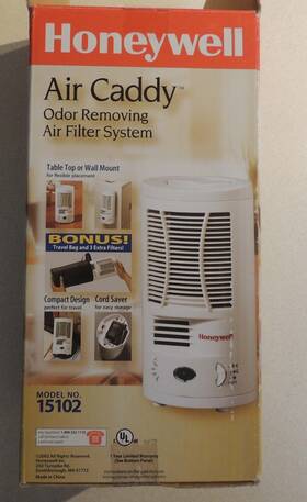Honeywell 090271151020 Air Caddy 15102 Odor Removing Filter System New