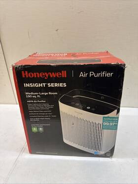 81804754 Honeywell New Insight 190ft Medium-large Rooms Hepa Air Purifier - White