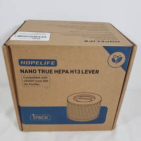 Hopelife 445028265261 Nano True Hepa H13 Lever Filter Compatible With Levoit Core 300. New