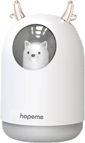 M106 Hopeme 732694223532 Cool Mist Usb Humidifier With Adjustable Mode 300ml Water Tank White