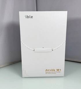 Ible 713037911169 Airvida M1 Wearable Personal Ionic Air Purifier Necklace And Clip - White New