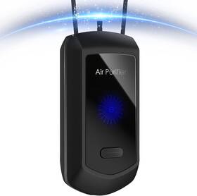Igokoti 727196079190 Personal Air Purifier Necklace Around The Necklace-black
