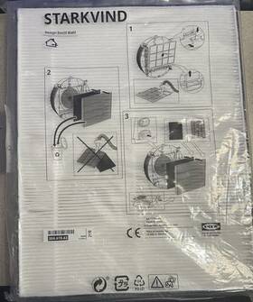 304.619.43 Ikea Brand New Starkvind White Filter For Particle Removal