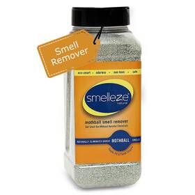 15019 Imtek Environmental Corp. Smelleze Natural Mothball Smell Remover Deodorizer 2 Lb. Granules Gets