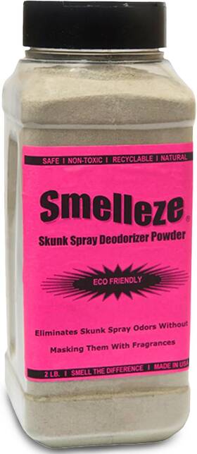 Imtek Environmental Corp. 445042578507 Smelleze Natural Skunk Smell Removal Deodorizer 2 Lb. Powder Get Stink Out