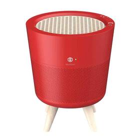 M-002tr Imunsen Mcompact Red H13 True Hepa 4-stage Filtration Air Purifier With Cypress Wood Filter