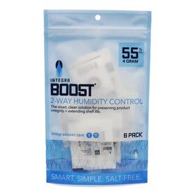 B04a55o-1 Integra Boost 55% Rh Level - 4 Gram Size Two-way Humidity Pack Of 6 White