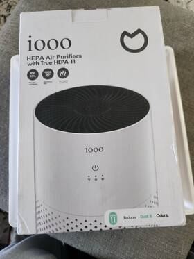 5559 Iooo Quiet Hepa Air Purifier With True 11 White New