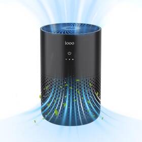 Kq-31 Iooo Air Purifier For Large Room Up To 600 Ft Quiet 20db Hepa Cleaner