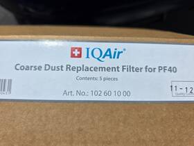 10260100 Iqair Coarse Dust Replacement Filter For Pf40 5 Pack Sealed Box