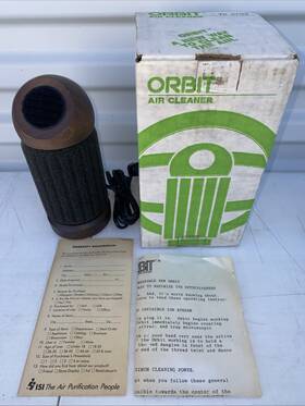 78-2703 Isi Vintage 1981 Orbit Air Cleaner Purification System Berkeley Ca New In Box