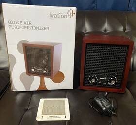 Hma-300-b Ivation Ozone Generator Air Purifier Ionizer And Deodorizer Box Manual Tested