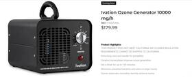 Ivaozc400 Ivation Commercial Ozone Generator