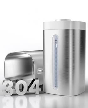 Qz3.5l Jack & Rose And Stainless Steel Humidifier Easy Ultrasonic Silvery