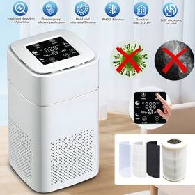 Ds-008 Jia5377 Home Air Purifiers Large Room Up To 1268 Sq With H11 Hepa Filter Fout-sided Inlet