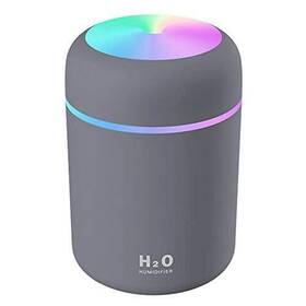 Grey-300ml Kamon K268-3 300ml Mini Ultrasonic Cool Mist Humidifier 7 Color Led
