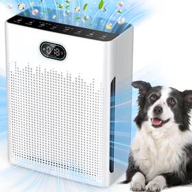 Kinfayv 445019042031 Air Purifiers For Bedroom Large Room Up To 2200 Ft Hepa Purifier With Wash
