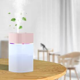 Zc400 Kiusiy Small Humidifier Mini For Plant 400ml Cool Mist Humidifiers Pink