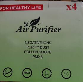 X004wykgyl Klveu Negative Ion Air Purifier Plugin 4-pack Ionizer 100v-240v 2w White