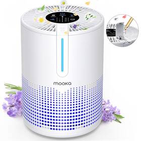 P-eb-40 Koios Mooka Home Air Purifier For Large Room Allergies Pet Smoke H13 Hepa Filter Usa