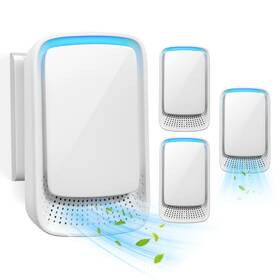 A0727us Kqiang Ab -4-lxm 4 Pack Air Ionizer For Home Plug In Negative Purifier Portable Filterless