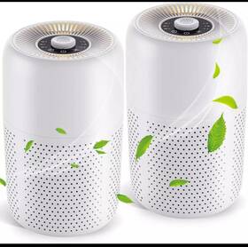 Kroolis 445024569516 New 2 Pack Air Purifiers For Bedroom H13 Hepa Filter Fragrance Better Sleep