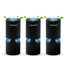 Lab Charge 199284568549 Small Ionic Air Purifier For Home And Bedroom Silent Hepa Filter Covers 250