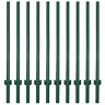 Ladech 5-6-7 Feet Sturdy Duty Metal Fence Post Garden U For Fencing