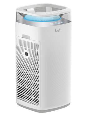 Lago 841545180884 Air Purifier For Home With True Hepa Odor-reducing Carbon Filter 3-in-1 Dual