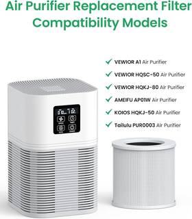 Lbapvec1 Lambuy A1 Air Purifier Filters 3-in-1 Filter H13 True Hepa Replace