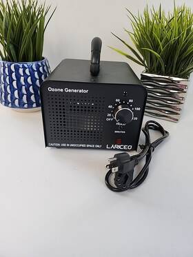 Tm-hsgs-12g Lariceo Ozone Generator Oder Eliminator. Smoke Mold Smell Gone Super Clean.