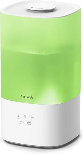 Lv10t Lasvacde 2.5l Humidifiers For Bedroom Top Fill Cool Mist Large White
