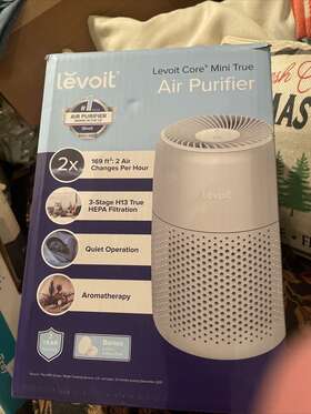Levoit 195925666117 True Hepa Air Purifier Core Mini White