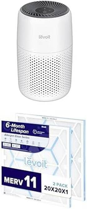 Levoit 445029413401 Air Purifiers For Bedroom Home Core Mini-p White 20x20x1 Ac Fu