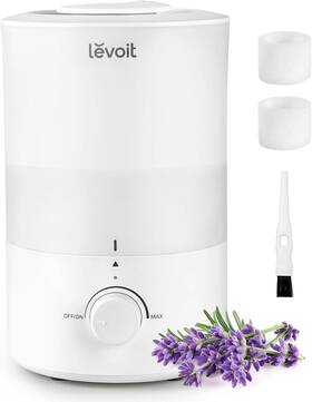 B09w21xfs5 Levoit Humidifiers For Bedroom Quiet 3l Water Tank Cool Mist Top White