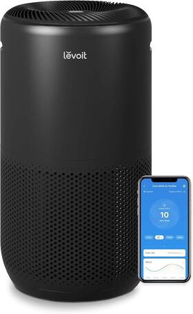 La-c401s-kusr Levoit Air Purifier Plasmapro 400s Smart True Hepa Black Excellent Condition