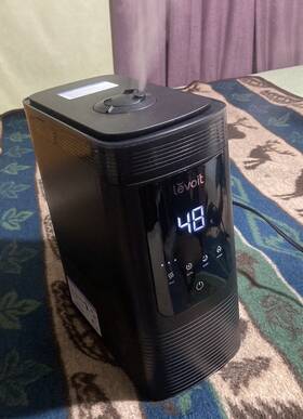 Luh-o601s-kus Levoit 6l Smart Warm And Cool Mist Humidifiers For Home / Bedroom Black