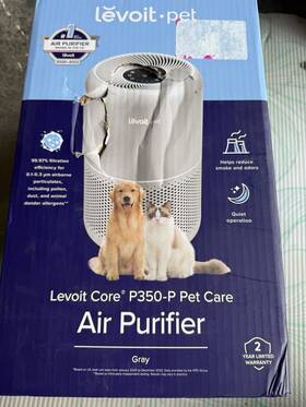 P350-p Levoit New - Core Pet Care Air Purifier Gray