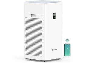 4555 Lifubide 761425765058 Large Room Air Purifier H13 True Hepa Sq.ft Coverage White