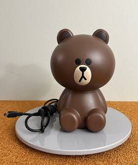 Air-lf-001 Line Friends Brown Bear Home Desktop Mini Air Cleaner 5v Made In Korea