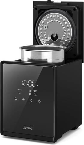 Lvhd3001w Livatro 3l Stainless Steel Warm Mist Humidifier With Easy Clean And Steam Black
