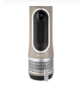 Live Pure 908393203 Livepure Hepa Air Purifier Fan And Heater Combo Powerful 3 In 1 -taupe