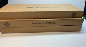 Lp-hf250 Live Pure 3 Pack True Hepa Replacement Filter For Sierra Tall Tower Air Purifier